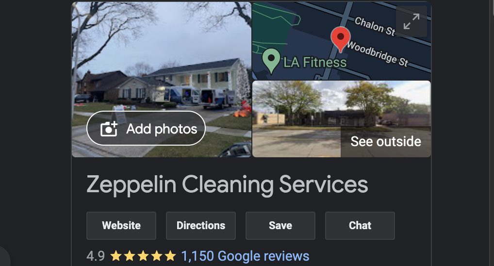 Zeppelin is One of the Highest Rated Cleaning Companies in Michigan